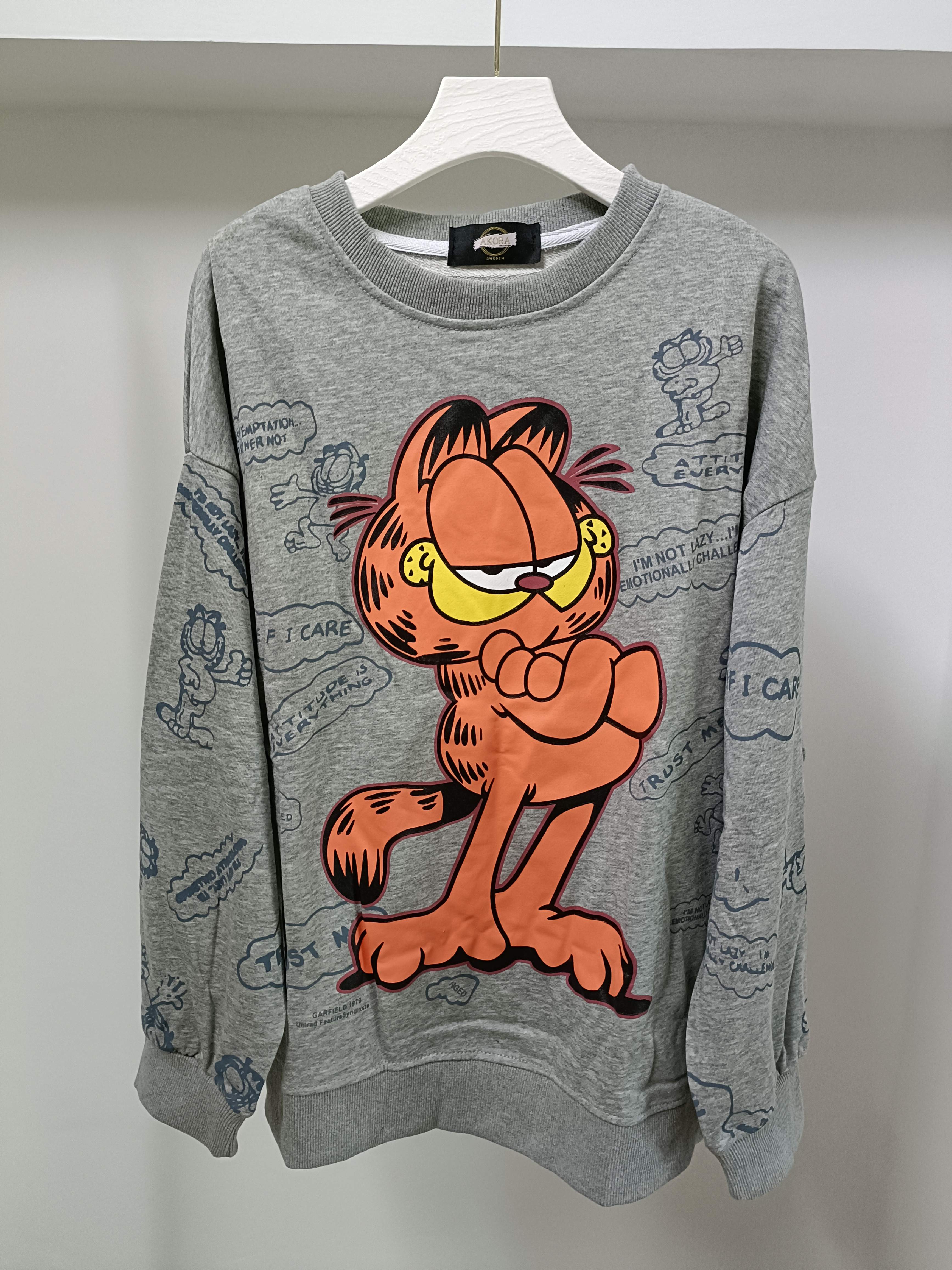 Women's oversized cartoon printed sweatshirts